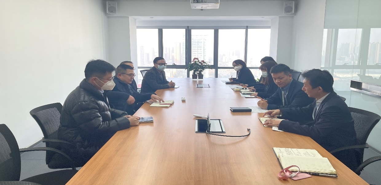 長安財通與陜西金融資產(chǎn)管理股份有限公司、融創(chuàng)西北公司座談交流